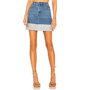 Superdown victoria denim skirt